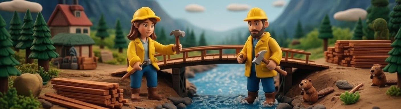 Builder blueprint banner