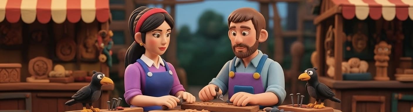 Craftsman blueprint banner